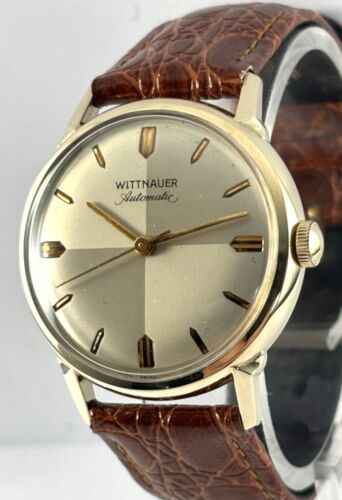 Vintage Longines Wittnauer 10k Gold GF Automatic Mens Dress Watch 17J 1950s - Picture 2 of 10