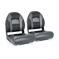 NORTHCAPTAIN Deluxe A Pair of Marine High Back Folding Fishing Boat Seat,Stai...