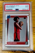2021 Donruss Optic Jalen Green #159 PSA 9 MINT Rookie RC Houston Rockets