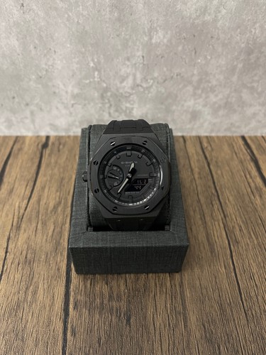 Black Custom Casio G-Shock GA2100 Made Watch Casioak Mens Watch  - Picture 1 of 5