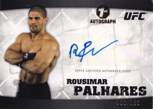 Rousimar Palhares Signed 2010 Topps UFC Knockout Autographs Card #A-RP 84 93 111