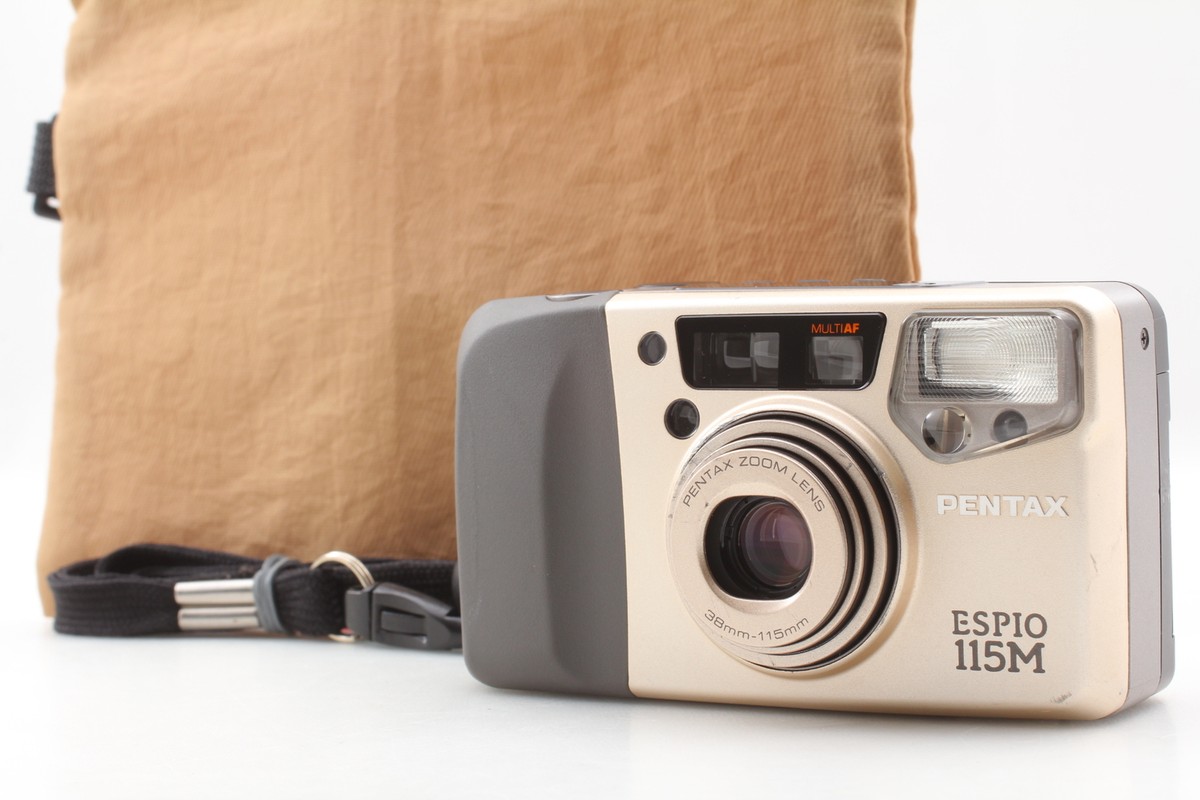 PENTAX ペンタックス ESPIO 115M ローズゴールド Pentax Espio 115M Gold Multi AF Point & Shoot 35mm Film