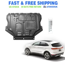 Thick Engine Splash Shield For Lincoln MKC 2015-2019 Front Engine Guard Hard