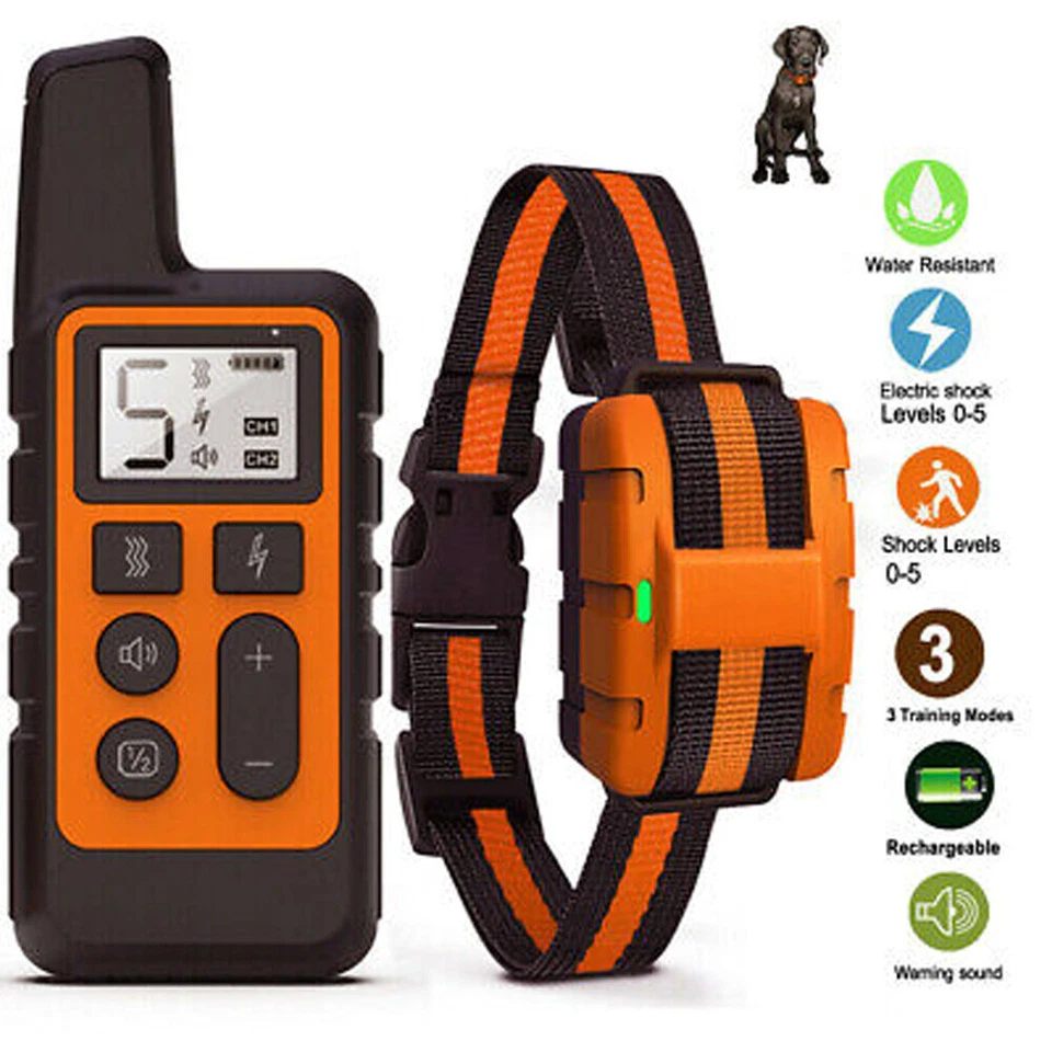 Electric Pet Dog Training E-Collar Anti Bark Remote Control Obedience Shock AU - image 2 of 4