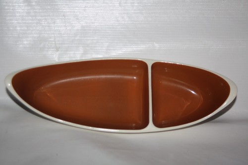 Vintage Midcentury Taylor & Smith Autumn Harvest Wheat - Divided Serving Dish - Picture 4 of 5