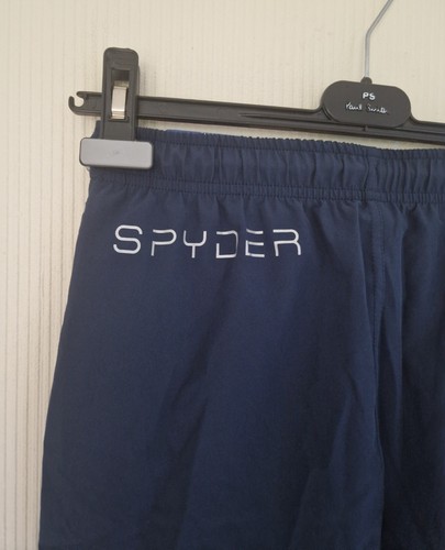 Pantaloncini da bagno Spyder ragazzo blu navy con tasche laterali taglia 11-12 anni - Foto 5 di 5