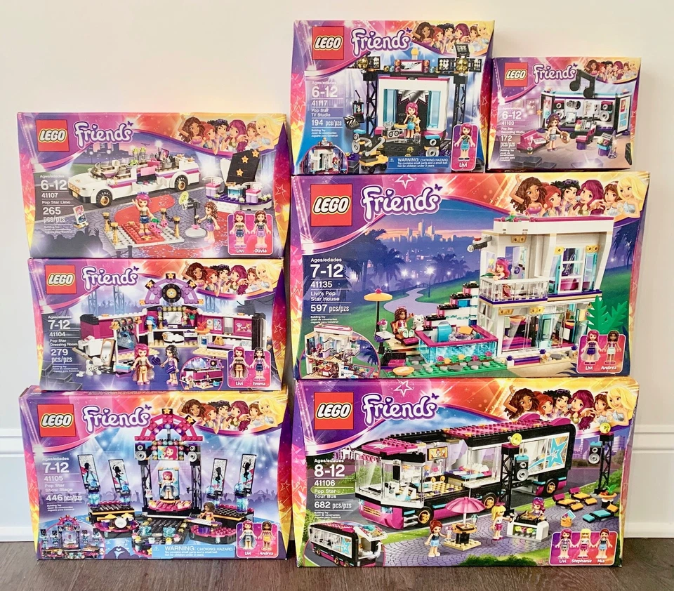 Lego Friends LIVI's POP STAR 41103-41107, 41117 41135 lote de 7 juegos NUEVO precintado Foto 2 de 4