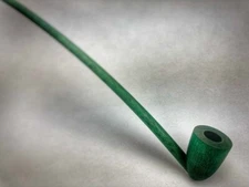Wizard Smoking Pipe Long Stem Tobacco Pipe Churchwarden Smooth Kelly Green