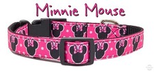Mouse Dog collar handmade adjustable buckle collar 5/8"wide or leash
