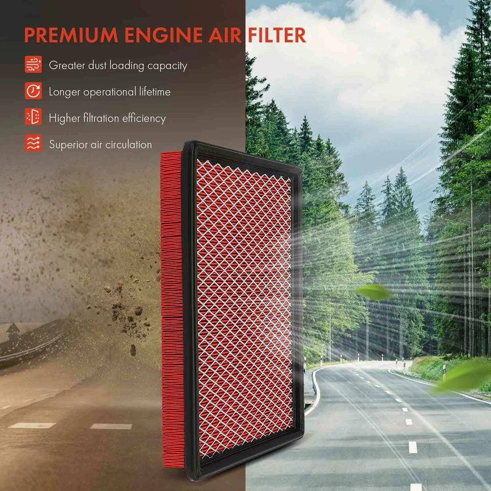 Filtro de aire de motor de alto rendimiento para Oldsmobile 88 98 Chevrolet Impala Pontiac Foto 3 de 4