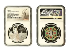 2022 Onza Imperial Medal 1oz .999 Silver Colorized Reverse NGC PF70 Ultra Cameo