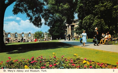 BAMFORTH TOPOGRAPHISCHE ST MARYS ABBEY YORK NR. 2 GEBRAUCHT/UNBENUTZT GUT + SEHR GUT