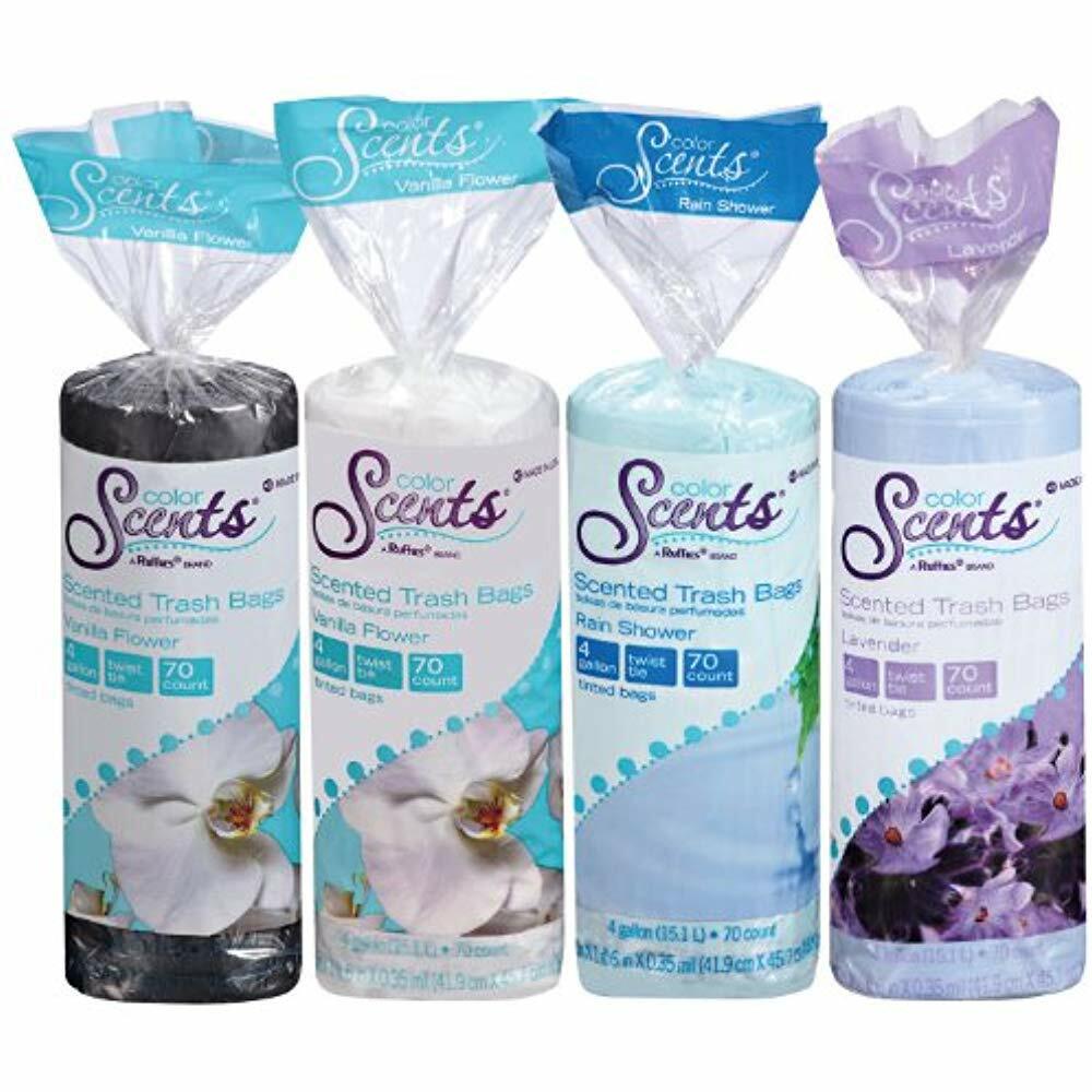 981265 Ruffies Color Scents Small Twist Tie Trash Bag Calming