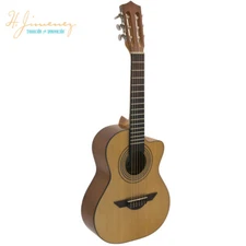 H. Jimenez Voz De Trio LR1C Requinto Acoustic Guitar Natural with Padded Gig Bag