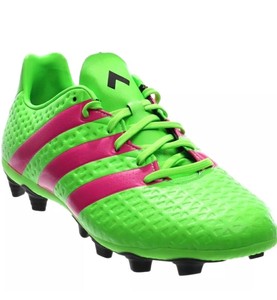 Adidas-Mens-Ace-16-4-Outdoor-Soccer-Cleats-Size-12-Green-Pink