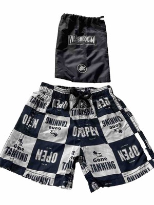 Original Kinder Badeshorts Vilebrequin dunkelblau & weiß Größe 4 Jahre Jungen