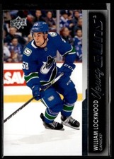 2021-22 UD Young guns YG RC William Lockwood Rookie #490