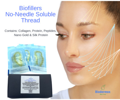 BIOFILLERS/No needle Soluble Thread, box with 120 threads
