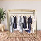 Metal Clothing Rack For Boutique Garment Display Rack Heavy Duty Coat Hanger