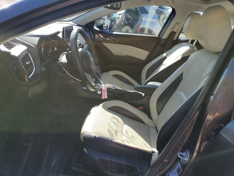 Used Front Upper Center Console fits 2015 Mazda 3 roof w/sunroof Front