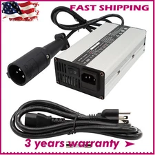 48V 6A Snap Head 3Pin Plug Battery Charger For Ezgo Club Car Golf Cart