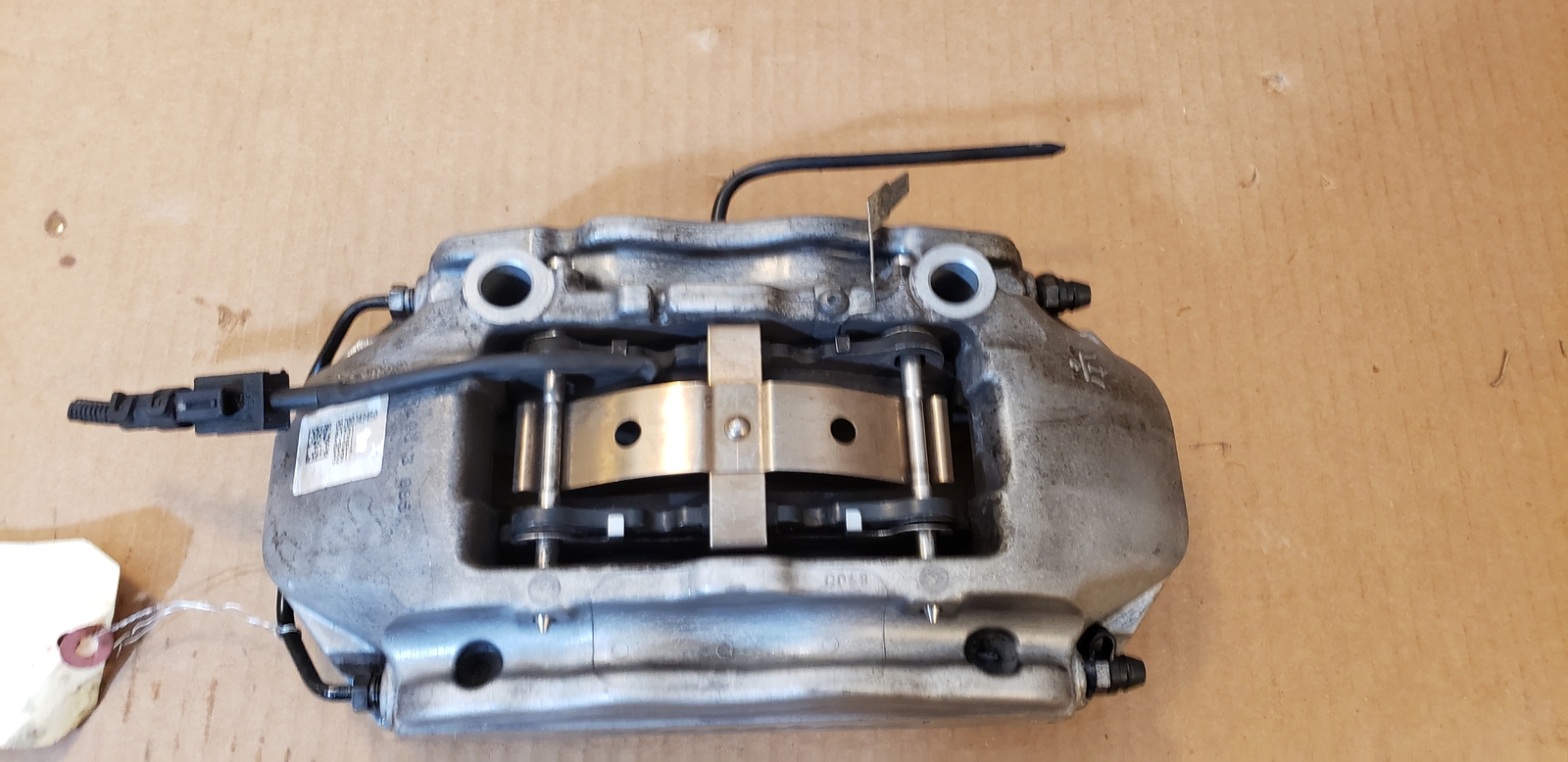 2014-2017 Maserati Ghibli Front LH Driver Brake Caliper Silver Brembo OEM