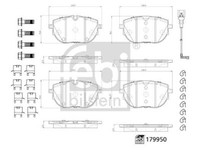 Febi Bilstein 179950 Bremsbelagsatz FüR VW