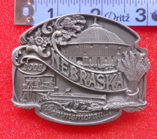 Vintage 2002 Nebraska Belt Buckle