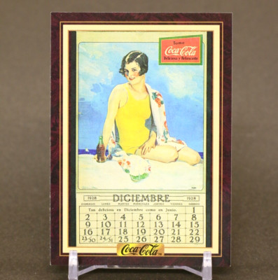 Mexican Calendar - 1928 Coca Cola Collection Series3 Collect A