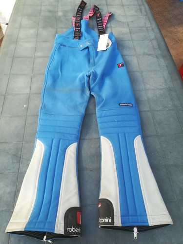 PANTALONI SCI ski ROBERTA TONINI PANTS INVERNALI tg 42 BLU nuovi vintage |  eBay