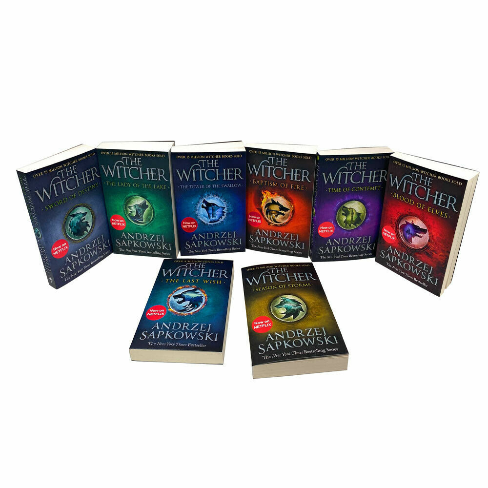 Witcher book series ・ウィッチャー 8感セット 英語版 Witcher Eight Book Illustrated Collection Set: Andrzej