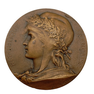 H11/1/26 (REF33738) Médaille en bronze ville SAINT MAUR LES FOSSES french medal