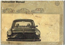 Vw Type 3 1600 Notchback Fastback Variant Orig. 1971 Owners Instruction Handbook Vw Type 3 1600 Notchback Fastback Variant Orig. 1971 Owners Instruction Handbook