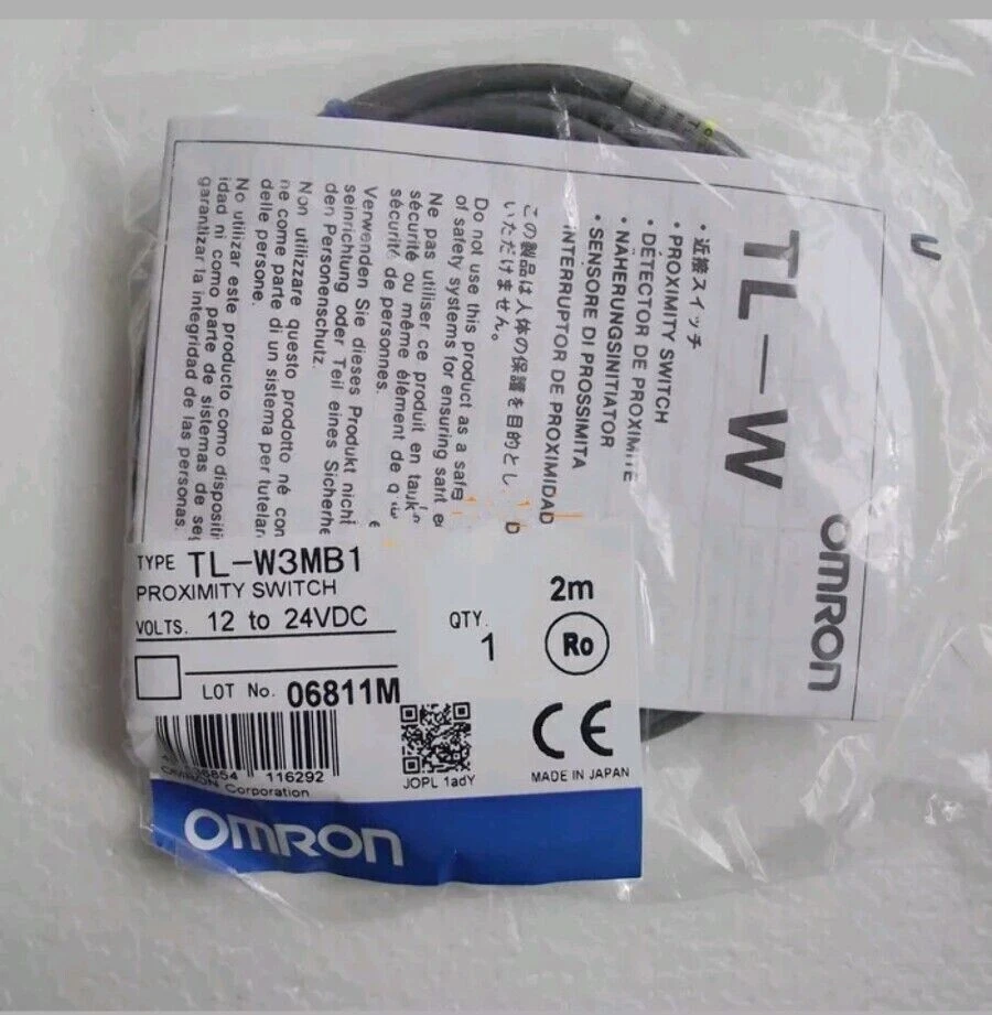 1PC Omron TL-W3MB1 TLW3MB1 PLC Proximity Switch Sensors 12-24VDC 2M Fast Shippin - Image 1 of 1
