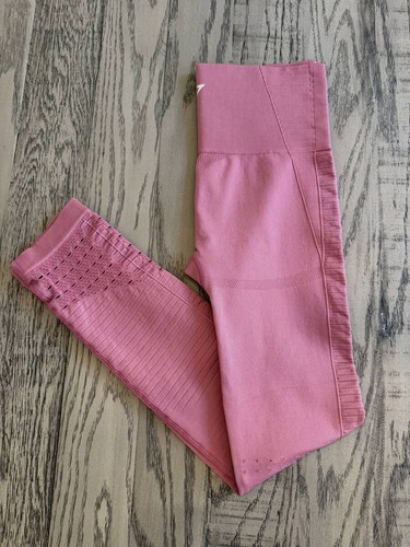 Women's Gymshark Pink Athletic Leggings Size Small EUC - Picture 1 of 4