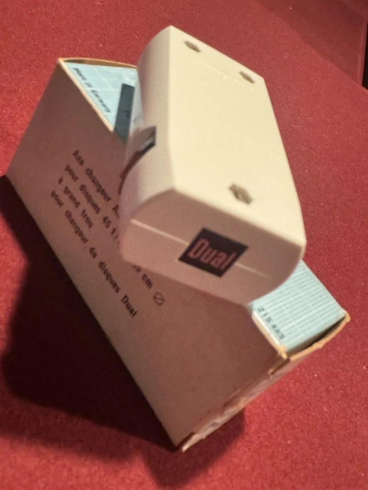 Dual Turntable AS-12 45-RPM Stacking Spindle very clean with box! - Image 2 of 4