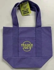 Trader Joes Purple Halloween Bag 
