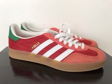 Size 10 Mens Adidas Originals Gazelle Indoor Sneakers Olympic Pack Red IF9641