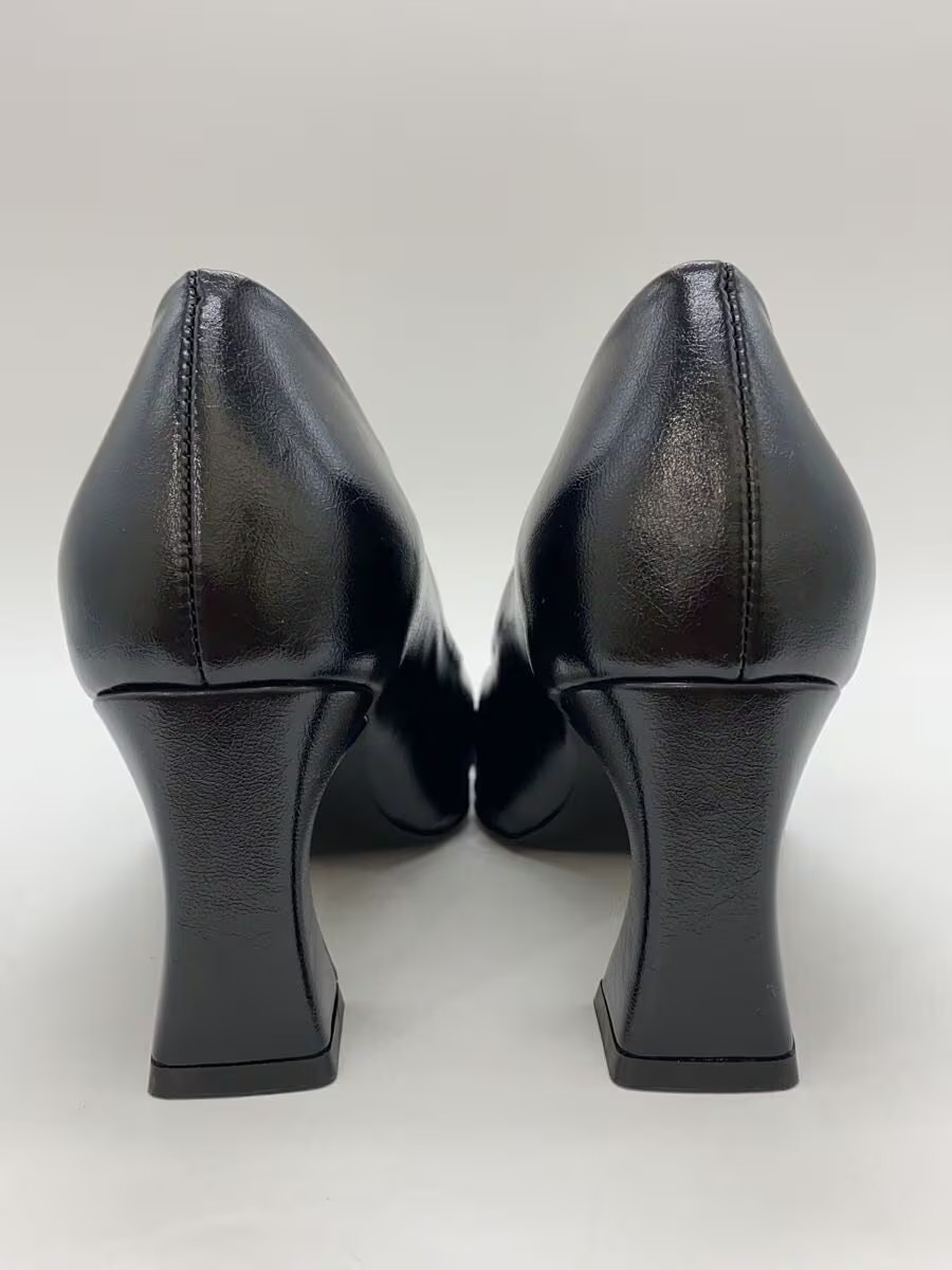 Ameri Slit Pointed Toe Pumps S Blk Jlt72 - image 6