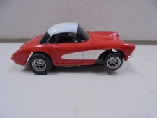 Aurora AFX 1957 Corvette Hard Top Red
