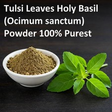 Tulsi Leaves Holy Basil Ocimum sanctum Powder 100 Purest