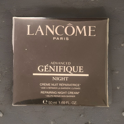 Lancôme Advanced Génifique Night Cream 1.69 fl oz Face for Wrinkles Derm Tested
