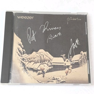 Weezer - Pinkerton CD Autographed Signed By Band