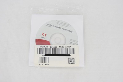 Adobe Systems Acrobat 9 Model Number # 0K989J Utility Suites