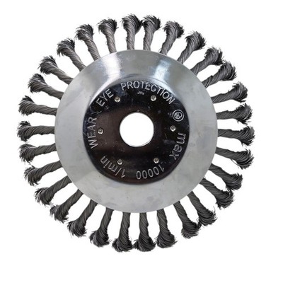 Entrosten Unkrautscheibe 6'' gedrehter Draht Entrosten, Entlacken, Entzundern