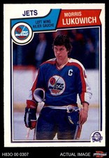 1983 O-Pee-Chee #386 Morris Lukowich Jets-Hockey 5 - EX