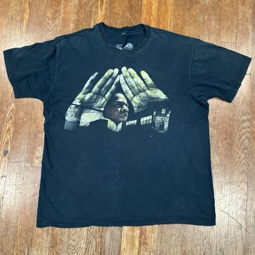 Rare Vintage Jay Z Roc Diamond Hand Symbol Illuminati T Shir Vintage vintage concert t-shirt, vintage, size L, single stitch, B+ condition