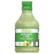 Primal Kitchen Avocado Lime Sauce & Salad Dressing, Made w/ Avocado Oil, 31 oz
