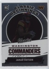 2022 Panini Classics Classic Beginnings Jahan Dotson #CB-13 0o52