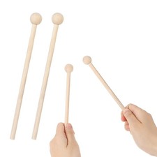 2 Pcs Wood Percussion Sticks 7.8 Inch Glockenspiel Xylophone Mallets Sticks...